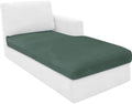 MAXIJIN 1 Piece Velvet Chaise Cover Stretch Sectional Couch Covers by MAXIJIN