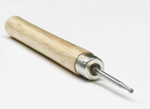 Wire Rounder Tool with Wooden Handle Debur Wire End Wire Working Tool Round Bur By JTS
