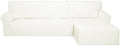 PureFit Stretch Sectional Couch Covers 2 pcs Non Slip L Shape Sofa Cover by PureFit