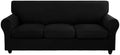 SearchI Stretch Sofa Cover Couch Cover, 4 Pieces Sofa Slipcover by SearchI