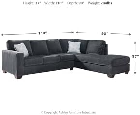 Signature Design by Ashley Altari 2-Piece Sleeper Sectional - Image 3