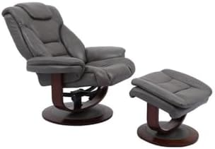 Pemberly Row Leather Swivel Recliner - Image 4