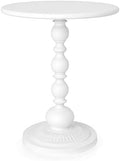 Metal Small End Table, Round Side Table by Funecy