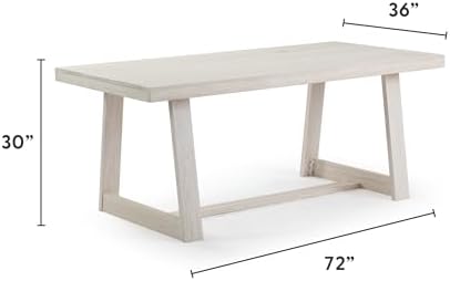 Plank+Beam Classic 72 Inch Dining Table, Rectangular - Image 2