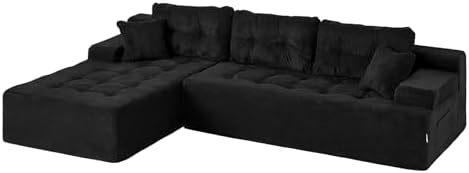 Hobestluk Boneless Couches Modular Sectional Sofa L-Shape Oversized Chaise - Image 3