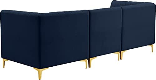 Meridian Furniture 604Navy-S93 Alina Collection Modern | Contemporary Navy - Image 7