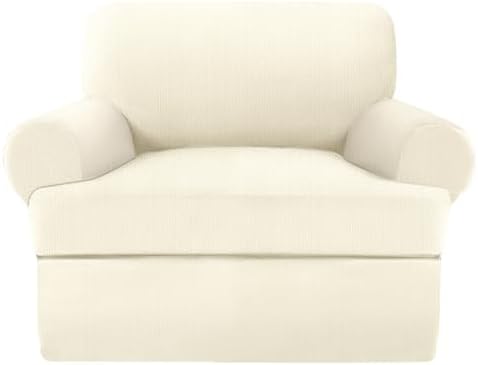2 Pieces T Cushion Chair Covers by Jcones