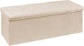 PINPLUS Folding Storage Ottoman Bench by PINPLUS