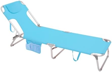 SUNNYFEEL Lay Flat Tanning Chair, Face Down Lounger, 5-Position Reclining by SunnyFeelCamping