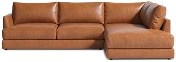Valencia Serena 108" Full Leather Sectional Sofa - Image 4