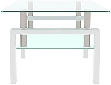 Rectangle Glass Coffee Table for Living Room - Image 3