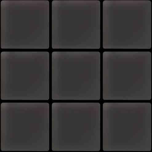 1"x1" Ash Gray Matte Finished Glass Mosaic Tile (9.67 Sq ft- Box of 10 Sheets)