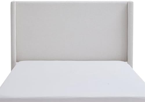 King Boucle Bed Frame with 51.1" Tall Headboard - Image 4