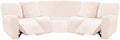 ULTICOR 7-Piece L Shape Sectional Recliner Sofa Covers, Velvet Stretch by ULTICOR