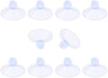 10 Pack 18mm Clear PVC Suction Cups by Qjaiune