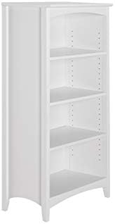 Camaflexi Shaker Style 4 Shelf Bookcase / Solid Wood / 48 inch High / - Image 5