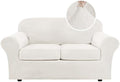 H.VERSAILTEX Real Velvet Plush 3 Piece Stretch Sofa Covers Couch Covers by HVERSAILTEX