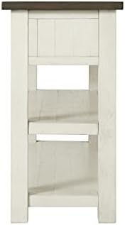 Martin Svensson Home Monterey Solid Wood Sofa Console Table, Cream & Brown - Image 5