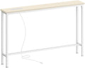 SUPERJARE 39.4 inch Narrow Behind Couch Table by SUPERJARE