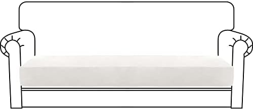 MAXIJIN Velvet Stretch Couch Cushion Covers Soft Sofa Cushion Cover Replacement by MAXIJIN