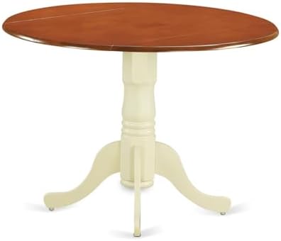 East West Furniture DLT-BMK-TP Dublin Modern Kitchen Table - Image 4
