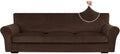 XINEAGE 4-Piece Velvet Oversize Sofa Cover, Couch Covers by XINEAGE