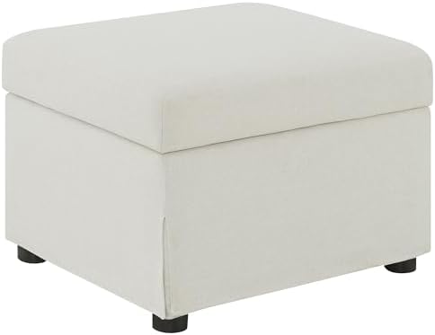 Coaster Winter Living Room Upholstered Storage Ottoman by CoasterFineFurniture