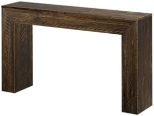 Plank+Beam Camden Console Table, 56 Inch, Rustic Barnwood Brown - Image 4