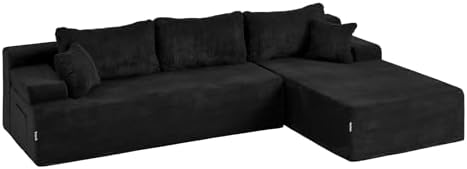 Hobestluk Boneless Couches Modular Sectional Sofa L-Shape Oversized Chaise - Image 3