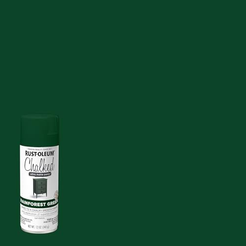 Rust-Oleum Chalked All-in-One Ultra Matte Rainforest Green Spray Paint - Image 2