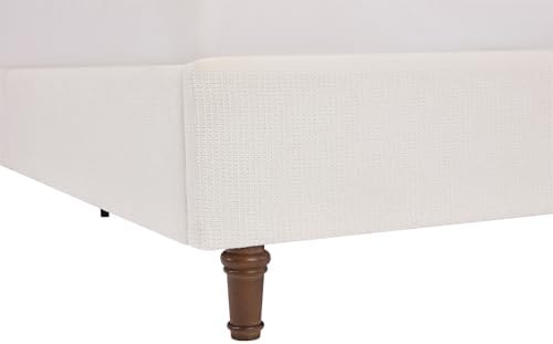 Queen Chenille Wingback Bed Frame - Image 5