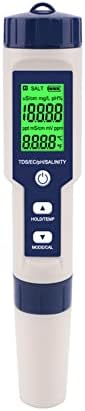 5 in 1 PH Meter Gomass 0.01 High Accuracy ph Tester Digital by Gomass