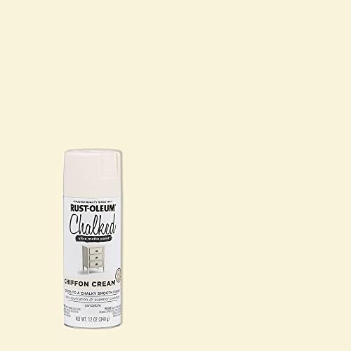 Rust-Oleum Chalked All-in-One Ultra Matte Chiffon Cream Spray Paint - Image 2