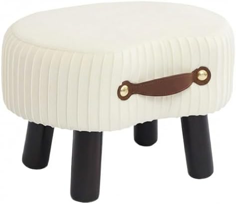 Foot Stools Small, Velvet Footrest by Leesingdo