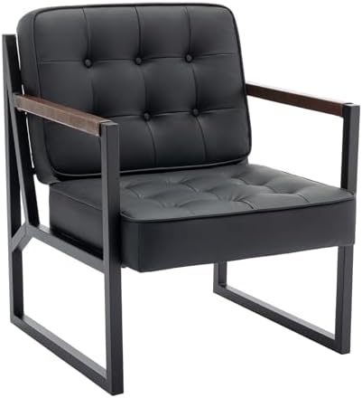 COLAMY Mid Century Modern Accent Chair Set of 2, Comfy Living Room Chair - Image 3