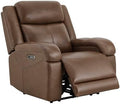 Watson & Whitely Genuine Leather Wall Hugger Power Recliner by WatsonWhitely