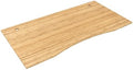 FLEXISPOT 72"x30" Curved Natural Bamboo Tabletop by Unknown