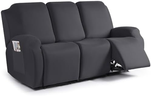 TAOCOCO Recliner Sofa Covers 3 Seater, Stretch Couch Covers by TAOCOCO