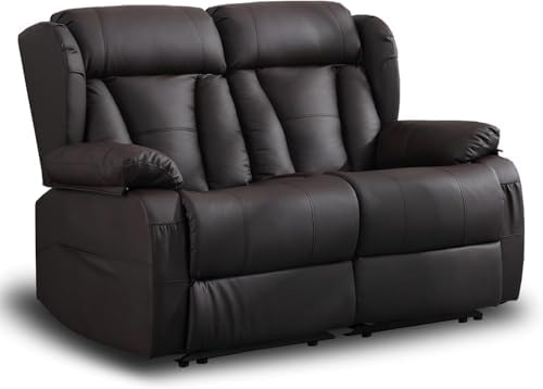 56.7" Reclining Loveseat Sofa, RV Loveseat Recliner Couch by WISHDEER