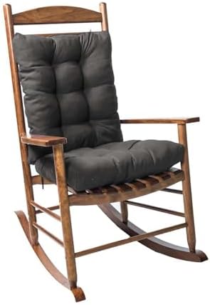 Dark Grey Rocking Chair Cushion by DetailsMakeLifeMoreSoft