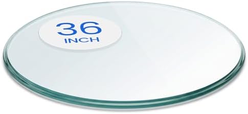 Dulles Glass 36 inch Round Glass Table Top by DullesGlass