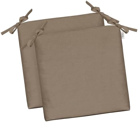 RSH DECOR: Sunbrella Foam Chair Cushions Set of 2 | 17" x 16" x 2" | by RSHDECOR