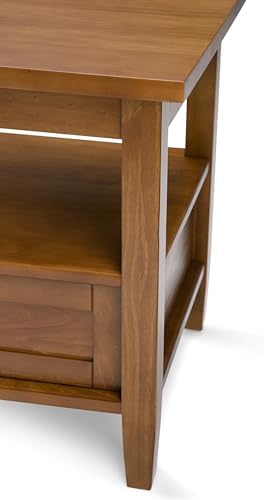 SIMPLIHOME Warm Shaker 20" End Tables in Light Golden Brown - Image 7