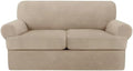 T Cushion Loveseat Slipcover 3 Pieces Sofa Covers by Jcones