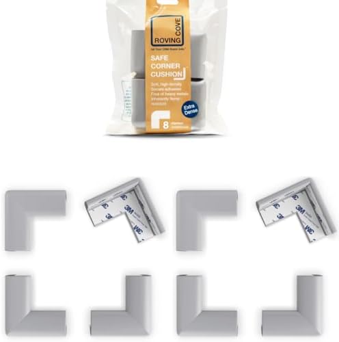 Roving Cove Baby Proof Corner Protector, 8 Small Corners by RovingCove