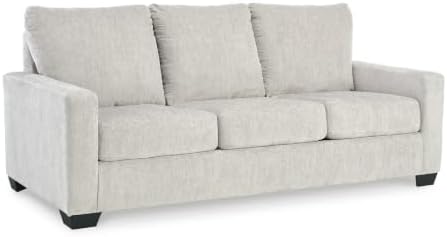 Signature Design by Ashley Queen Sleeper Sofa, Pull Out Couch, Snow White by Unknown