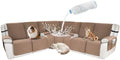 Waterproof Sectional Reclining Couch Covers L Shaped Recliner Sectional Sofa by ROFASVCO