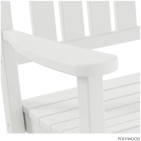 POLYWOOD Presidential Rocking Chair in White - Image 6