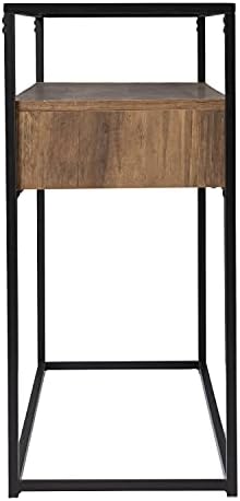 SEI Furniture - Olivern Glass Top Console Table - Transitional Design - Image 6