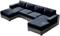 10 Pieces Sofa Cushion Covers for U-Shaped Modular Sectional Couch by UNBBRRL